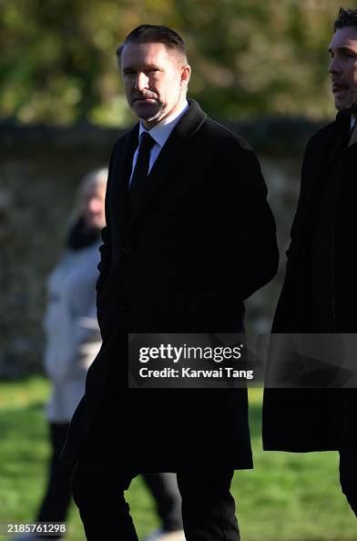 Robbie Roper Funeral Robbie Keane attends the funeral for singer Liam Payne, former member ...