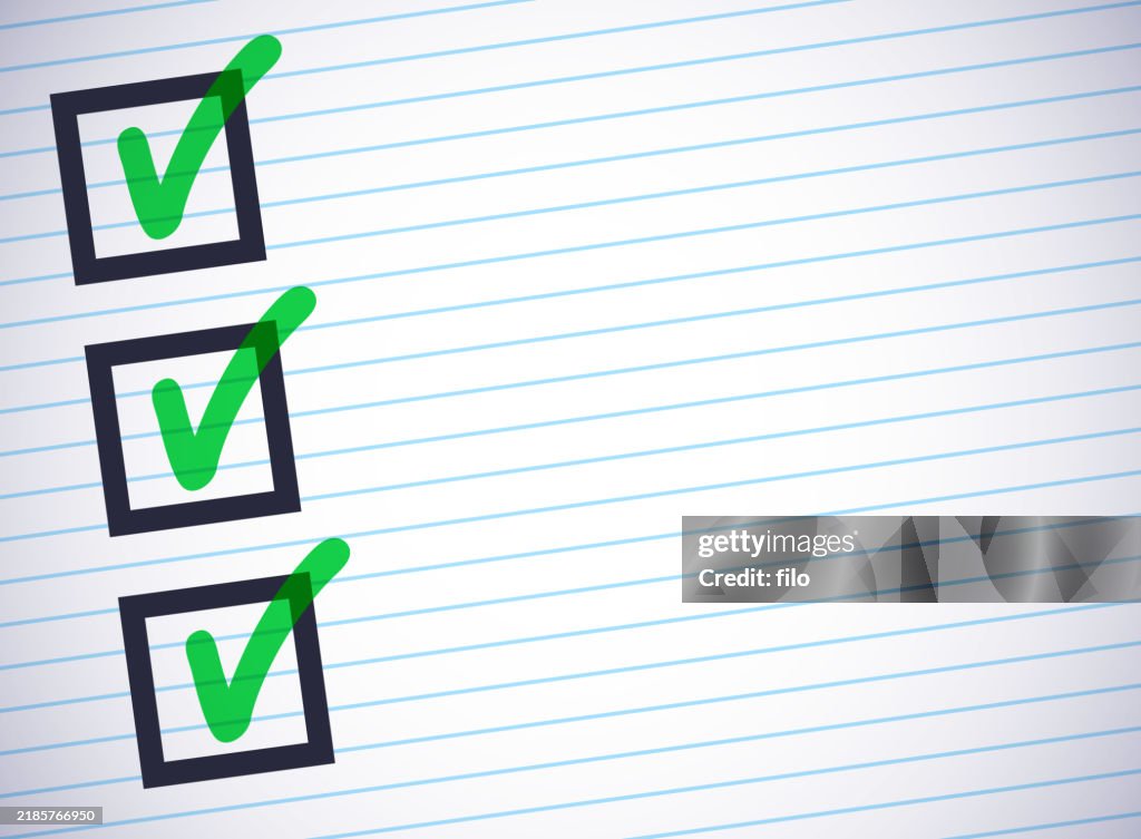 Checkmark Checklist To Do Yes Fact Check Tasks Planning Checkbox ...