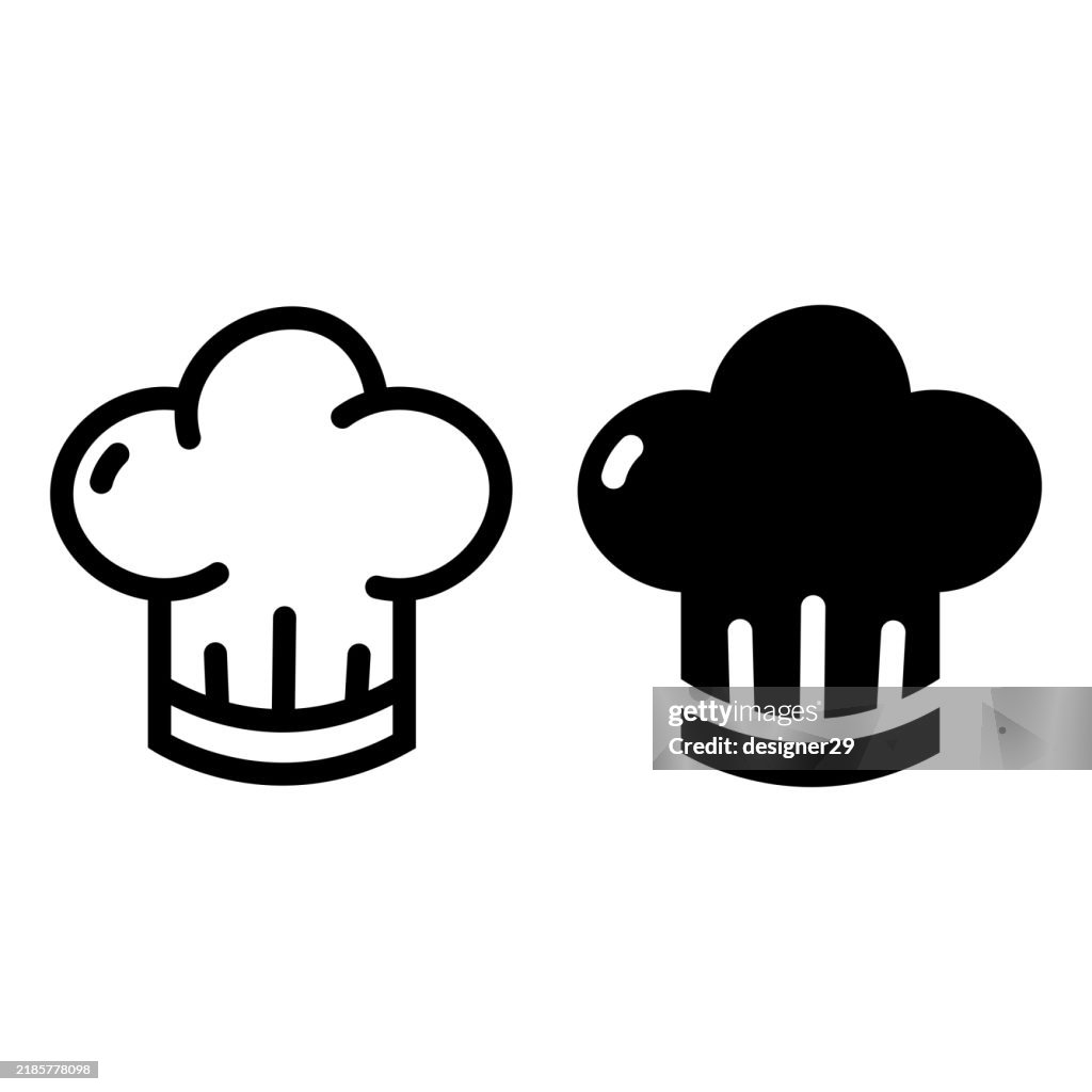 Chef hat icon vector design