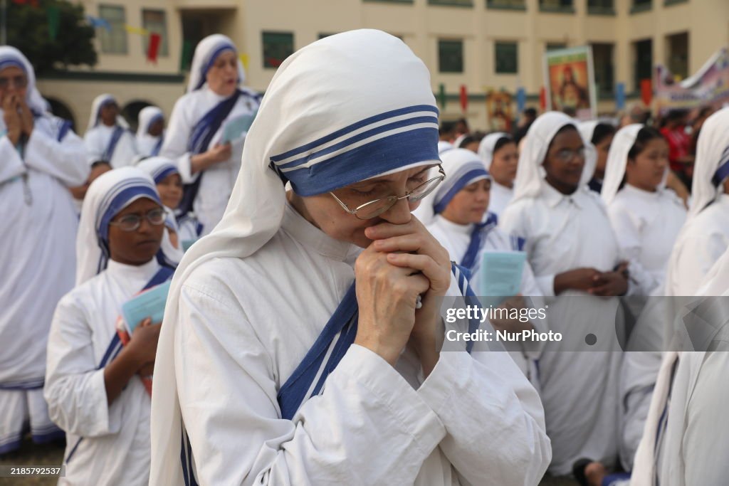 Annual Corpus Christe Eucharistic Procession In Kolkata, India 24 November 2024 - 24 Nov 2024