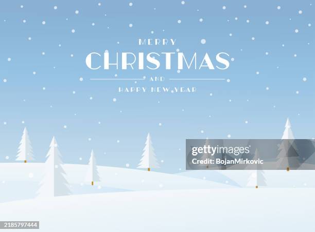 stockillustraties, clipart, cartoons en iconen met christmas and happy new year winter greeting card. vector - wensen