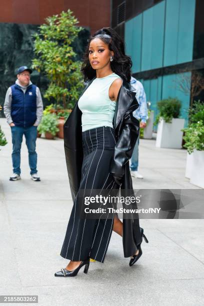 Keke Palmer is seen in Midtown on November 20, 2024 in New York City.