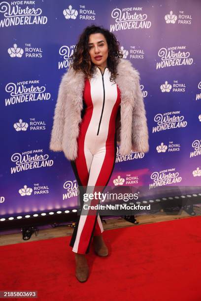 Tahlia Coutinho attends the Hyde Park Winter Wonderland Preview Night 2024 at Hyde Park Winter Wonderland on November 20, 2024 in London, England.