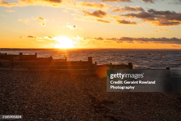 whitstable autumn flare - whitstable stock pictures, royalty-free photos & images