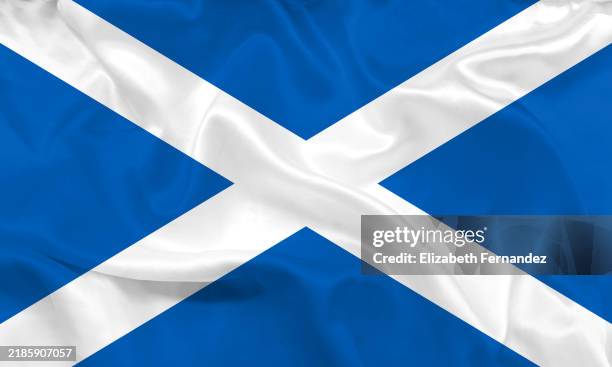 flag of scotland - scotland stock-fotos und bilder