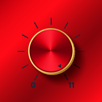 Red Control Knob Or Dial High-Res Vector Graphic - Getty Images