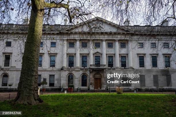 Royal Mint Court, the proposed site of China's new UK embassy, is pictured on November 25, 2024 in the Tower Hamlets borough of London, England. The...