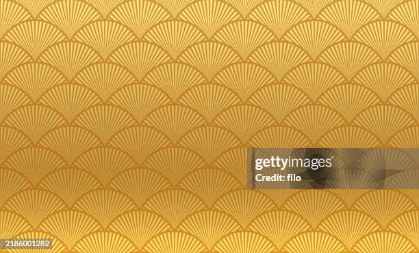 bildbanksillustrationer, clip art samt tecknat material och ikoner med seamless repeating tileable tropical palm retro leaf frond background - kinesisk kultur
