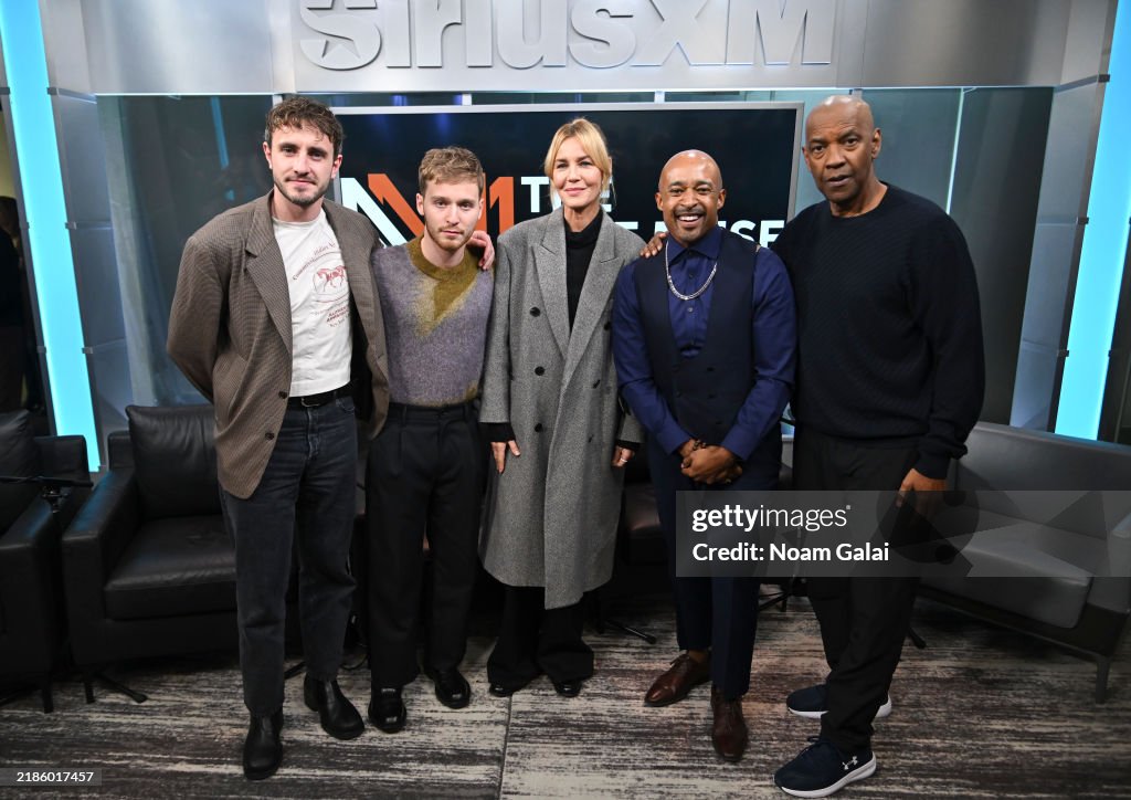 The Cast Of "Gladiator II" Attends A SiriusXM Town Hall With Host Mike Muse