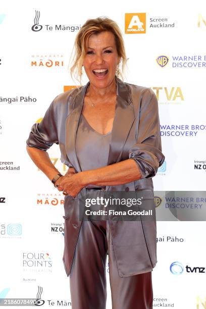Robyn Malcolm of After The Party attends the 2024 New Zealand Television Awards at Kiri Te Kanawa Theatre, Aotea Centre on November 22, 2024 in...