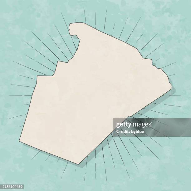 wake county, north carolina. map in retro vintage style - old textured paper - wake county stock illustrations