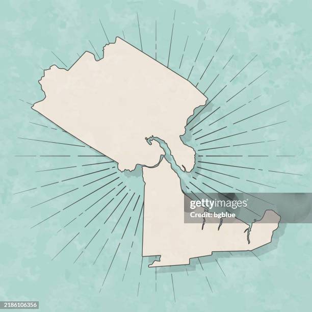 craven county, north carolina. map in retro vintage style - old textured paper - new bern north carolina stock illustrations