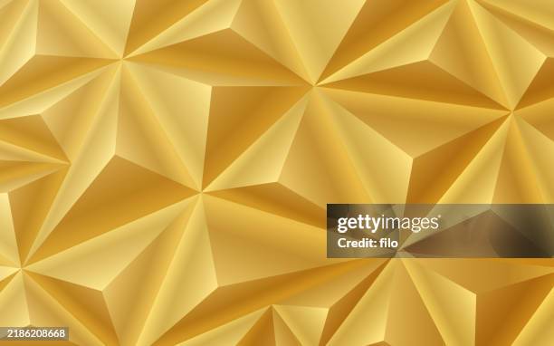 stockillustraties, clipart, cartoons en iconen met gold prism textured background - sound proof foam