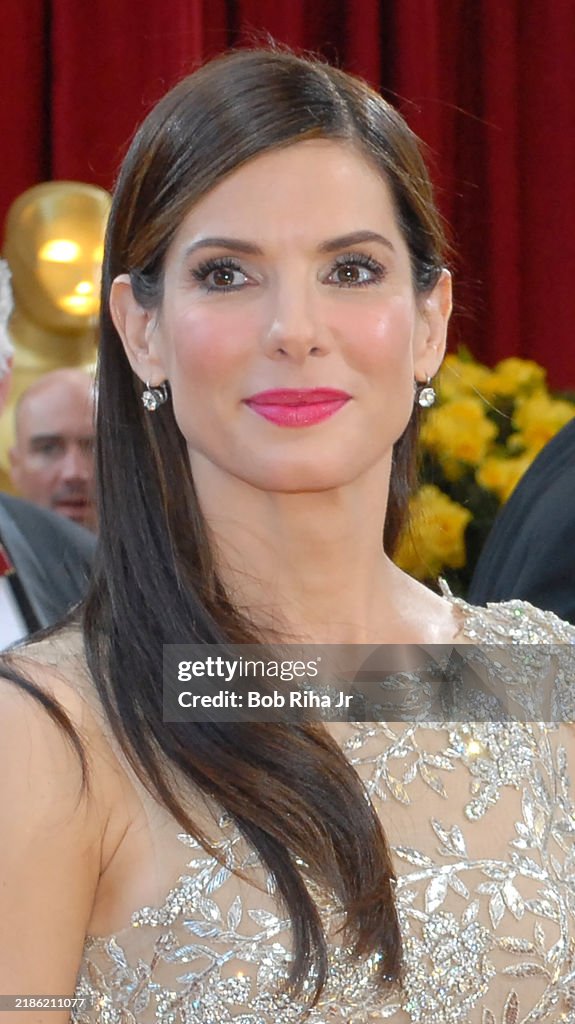 Actress Sandra Bullock At Academy Awards