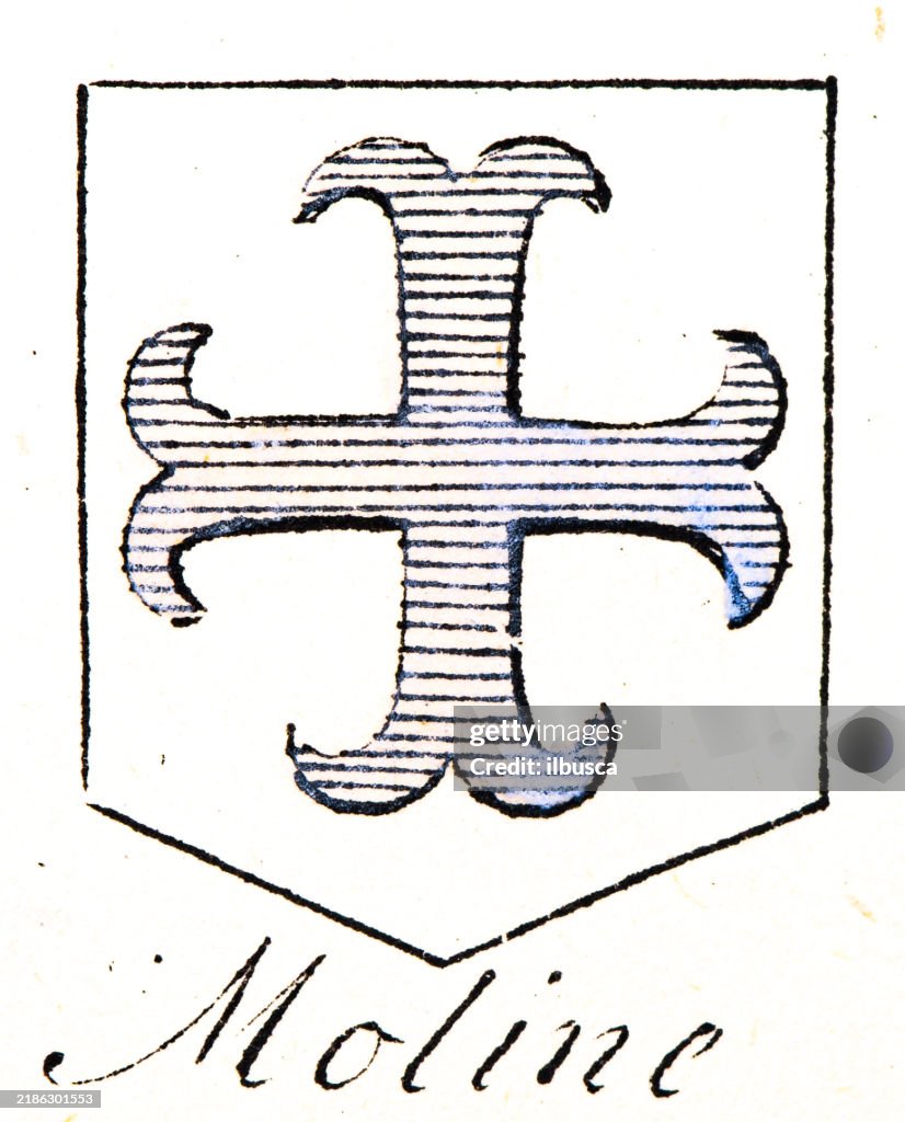 Heraldry, coat of arms elements and families: Moline