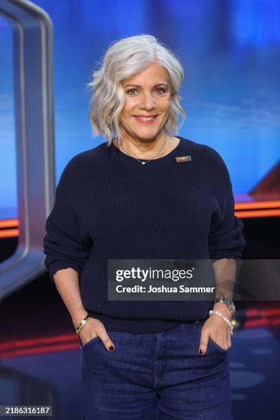 Birgit Schrowange attends the RTL Telethon 2024 at EMG Studios on November 22, 2024 in Huerth, Germany.
