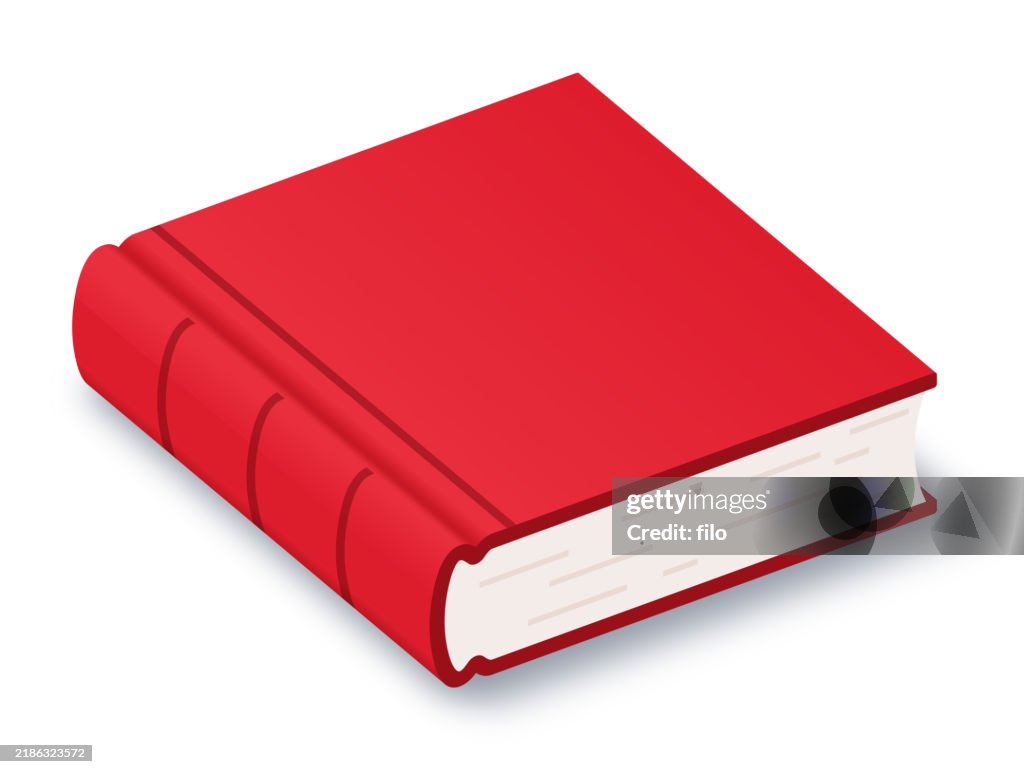 Large Red Book Red Book Cover High-Res Vector Graphic - Getty Images
