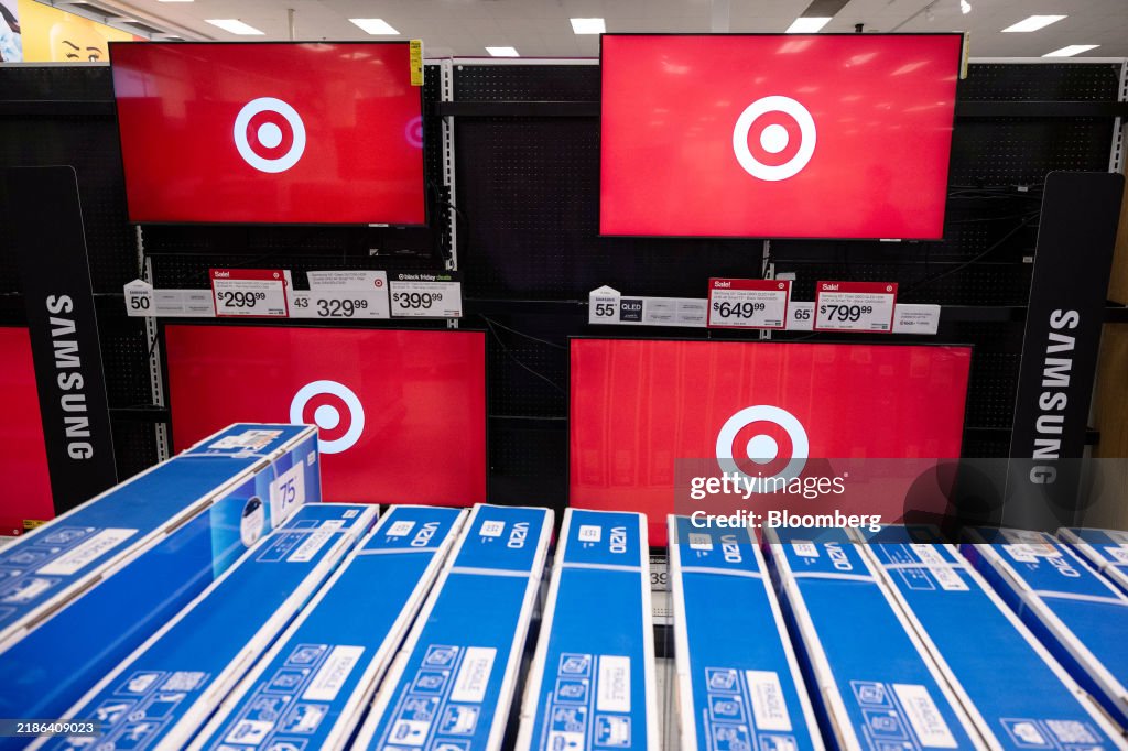Shoppers At A Target Ahead Of Black Friday
