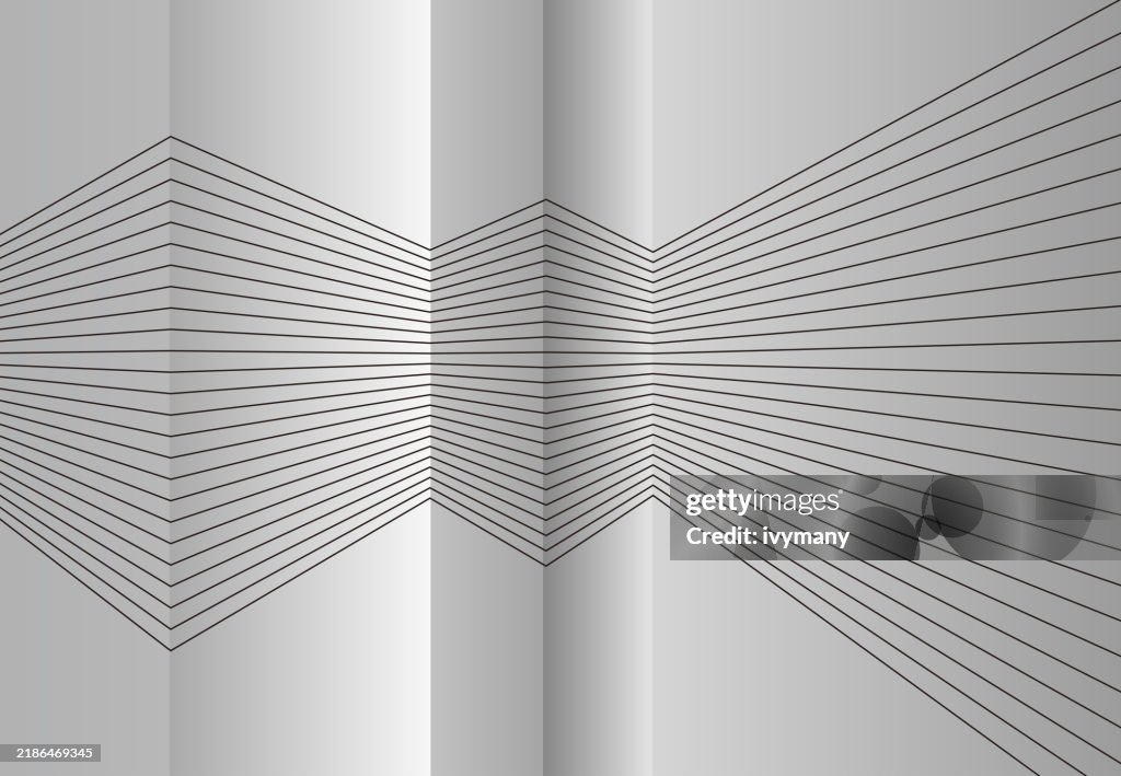 Gray 3d Minimal Architecture Perspective Sketch Model Pattern ...