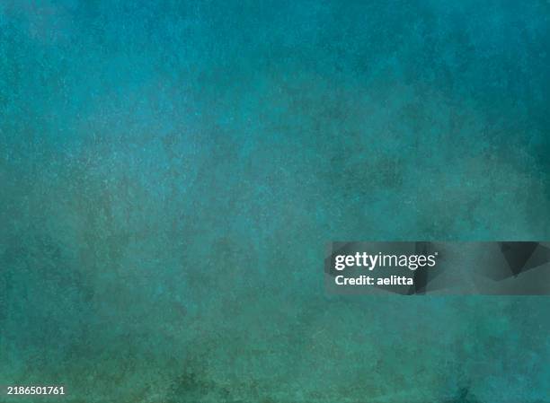abstract watercolor background. turquoise. green. blue. - dark abstract painting stock illustrations