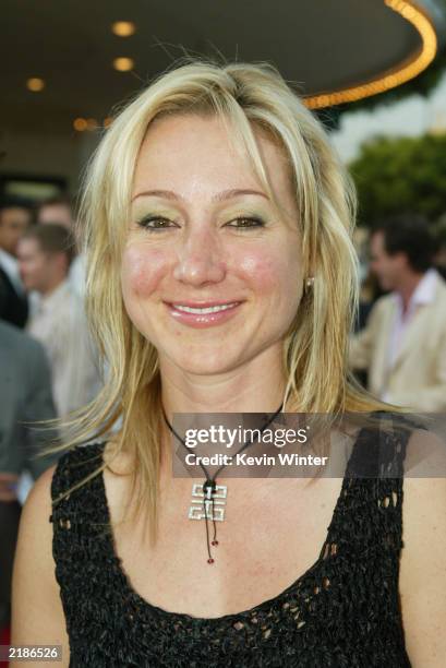 Belinda Stronach the President and chief officer of Magna International, the owners of the Santa Anita race track, attends the world premiere of the...