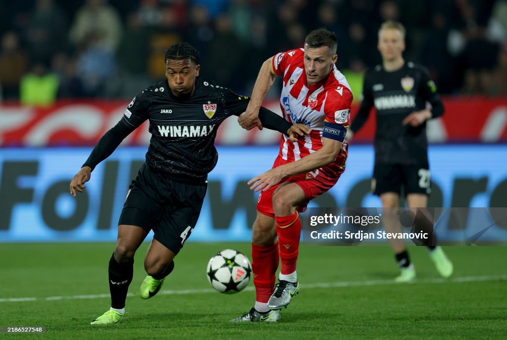FK Crvena Zvezda v VfB Stuttgart - UEFA Champions League 2024/25 League Phase MD5