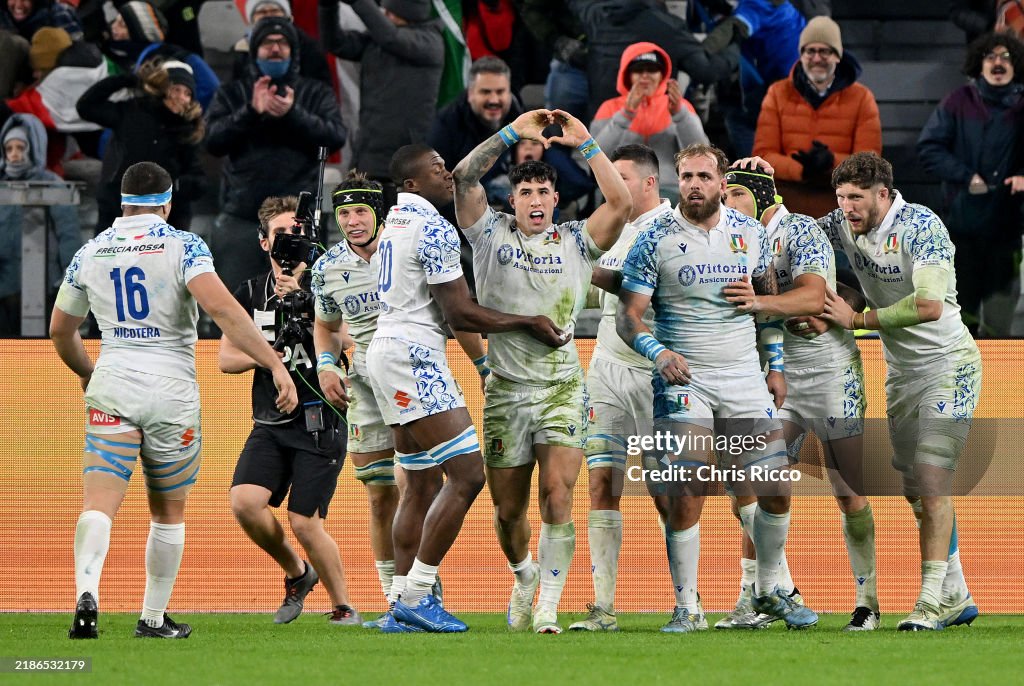 Italy v New Zealand - Autumn Nations Series 2024
