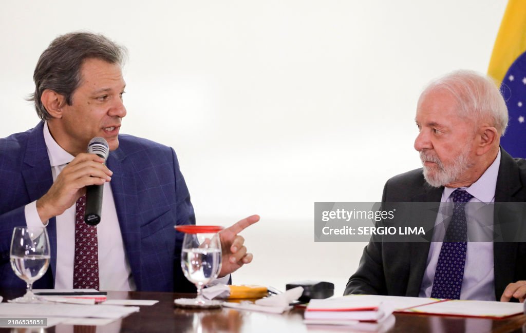 BRAZIL-GOVERNMENT-LULA-HADDAD-MEETING