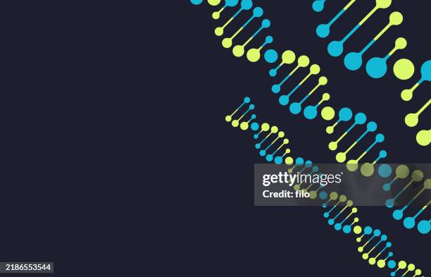 stockillustraties, clipart, cartoons en iconen met modern science dna statistics helix background - crispr