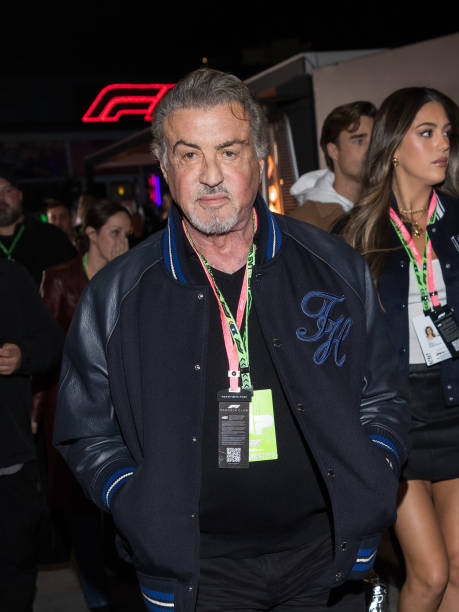 Sylvester Stallone attends the F1 Grand Prix of Las Vegas at Las Vegas Strip Circuit on November 23, 2024 in Las Vegas, Nevada.