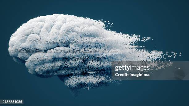 concepto de machine learning, inteligencia artificial y deep learning - disolver fotografías e imágenes de stock