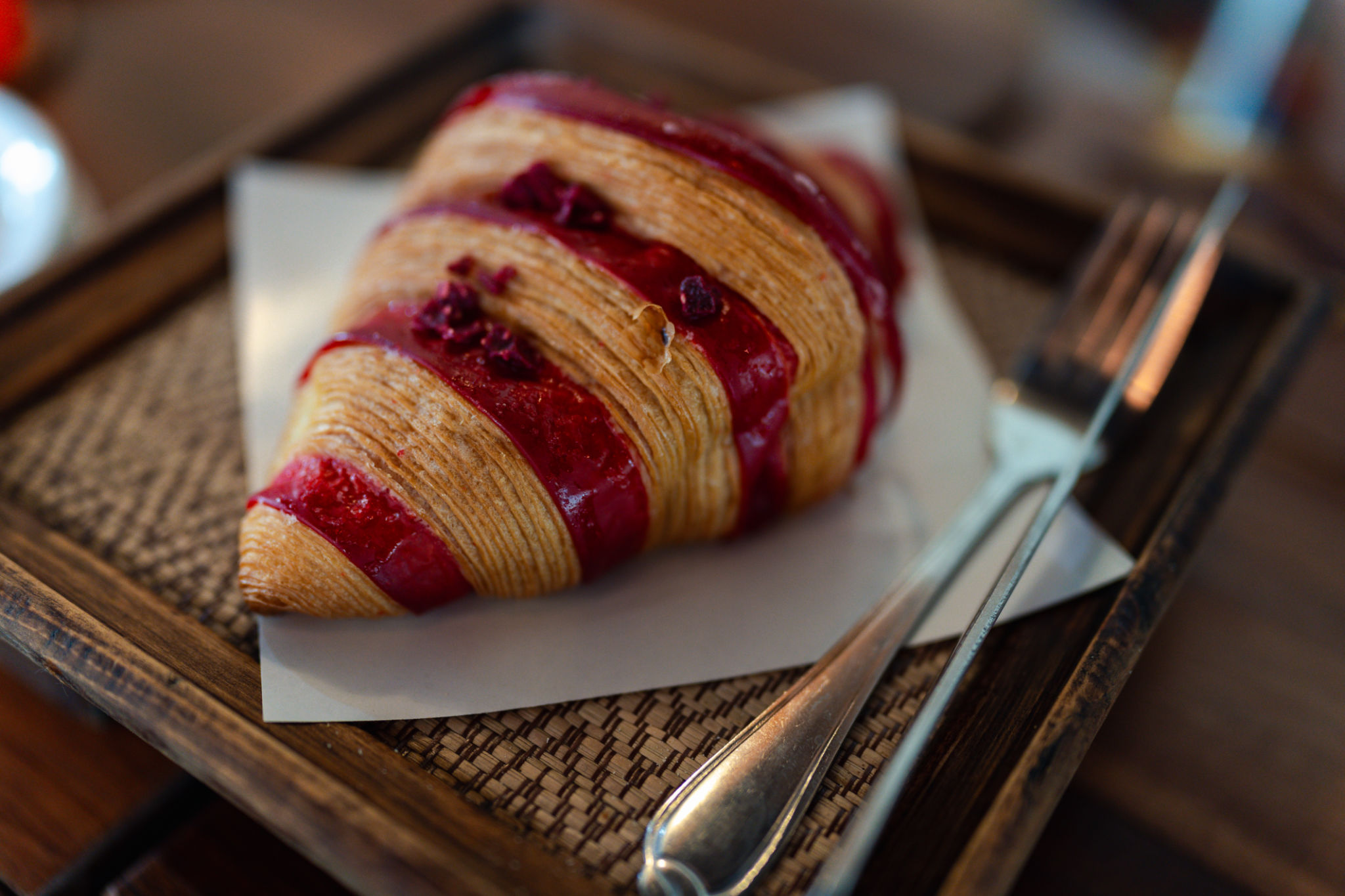 strawberry croissant