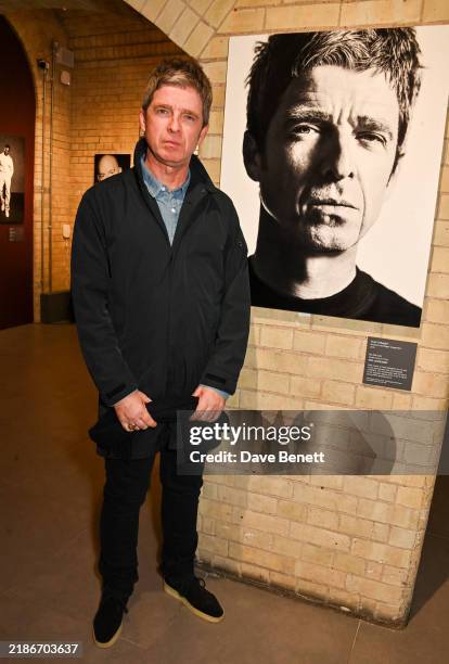 Noel Gallagher attends the 'Zoë Law: Legends' photography exhibition At the National Portrait Gallery on November 28, 2024 in London, England.