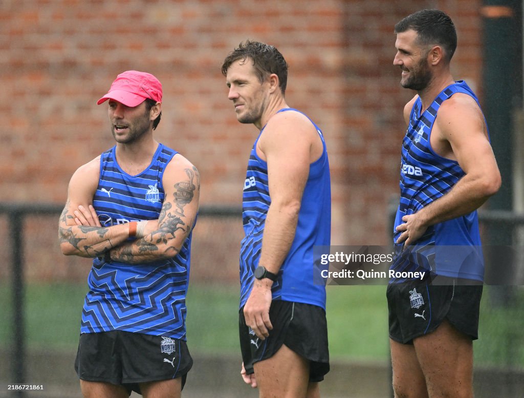 North Melbourne Kangaroos Media Opportunity And Training Session