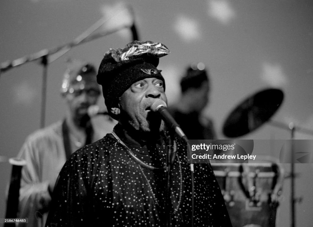 Sun Ra Rym Sun Ra Arkestra performs on stage in a tribute to Sun Ra at the... News ...
