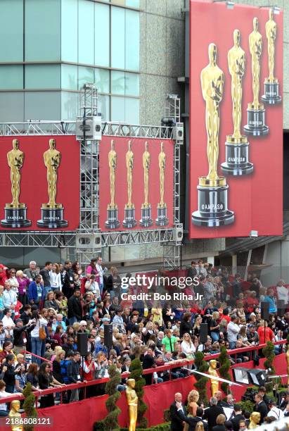 Movie Fans fill the bleachers at the Kodak Theater during Academy Awards, February 22, 2009 in Los Angeles, California.