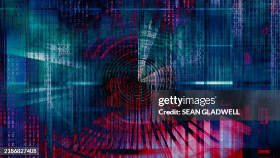 Binary code numbers abstract Binary code numbers abstract