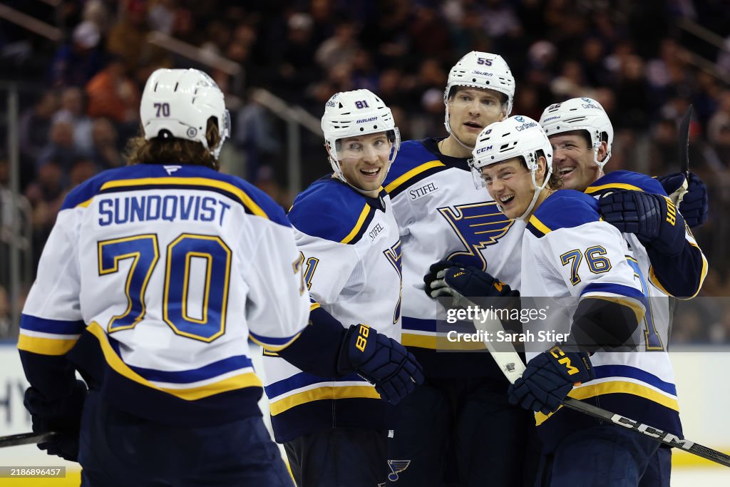 St Louis Blues v New York Rangers