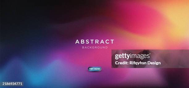 abstract multicolored holographic blurred grainy gradient background. for landing page, book covers, brochures, flyers, magazines, any brandings, banners, headers, presentations, and more - landing page stock illustrations