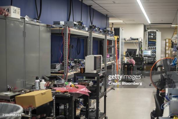 Equipment at Annapurna Labs in Austin, Texas, US, on Mon. Oct. 21, 2024. In a bland north Austin neighborhood dominated by anonymous corporate office...