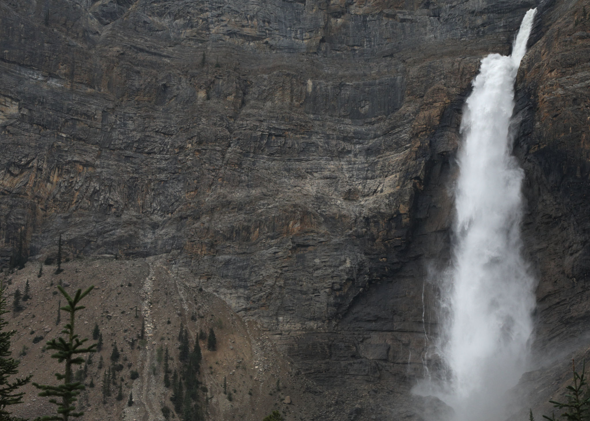 Takkakaw Falls, Yoho National Park, British Columbia, Canada (intentional off-center to be used as a background) Takkakaw Falls, Yoho National Park, British Columbia, Canada (intentional off-center to be used as a background)