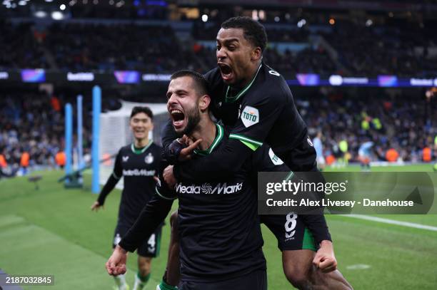David Hancko of Feyenoord celebrates after scoring their third goal during the UEFA Champions League 2024/25 League Phase MD5 match between...