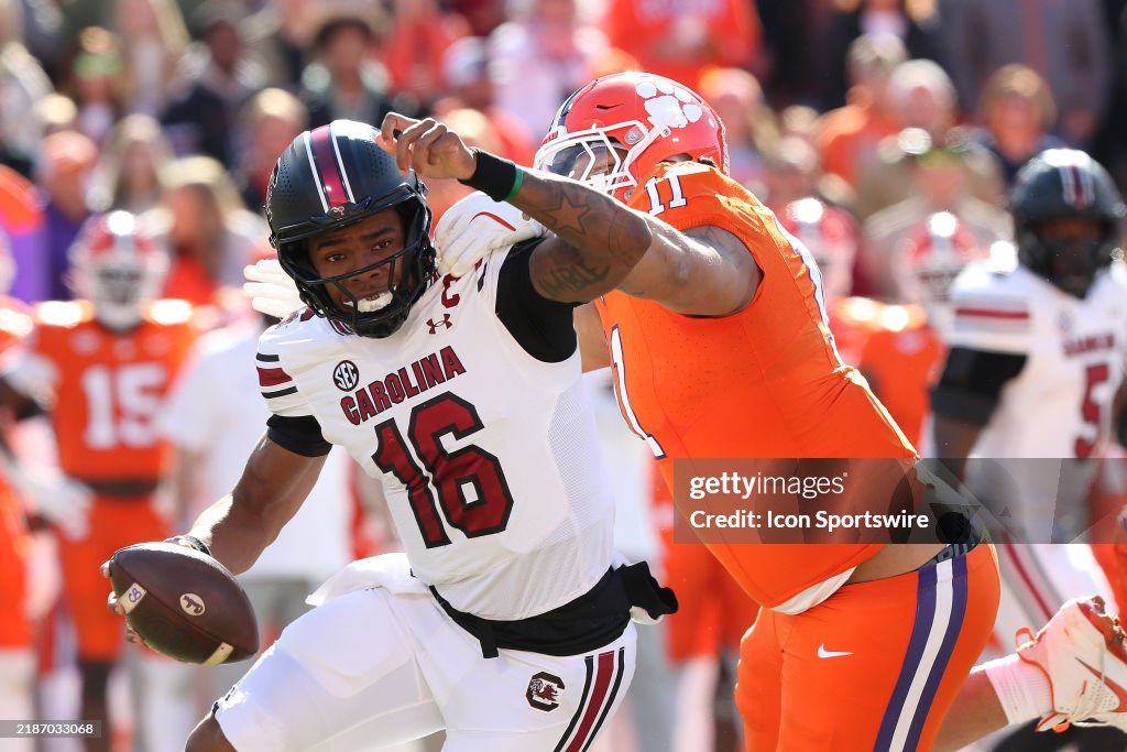 COLLEGE FOOTBALL: NOV 30 South Carolina at Clemson