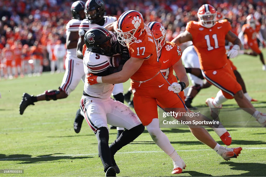 COLLEGE FOOTBALL: NOV 30 South Carolina at Clemson