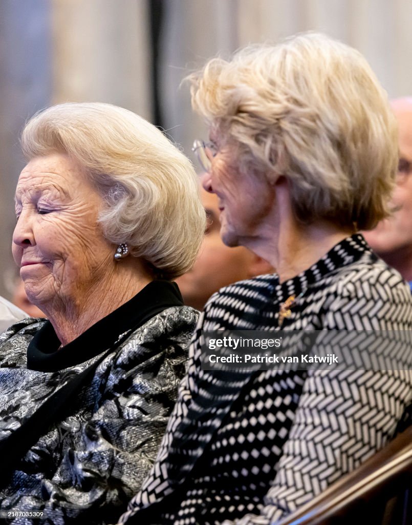 Dutch Royal Family Attends The Erasmus Prize Award Ceremony At Royal Palace Amsterdam