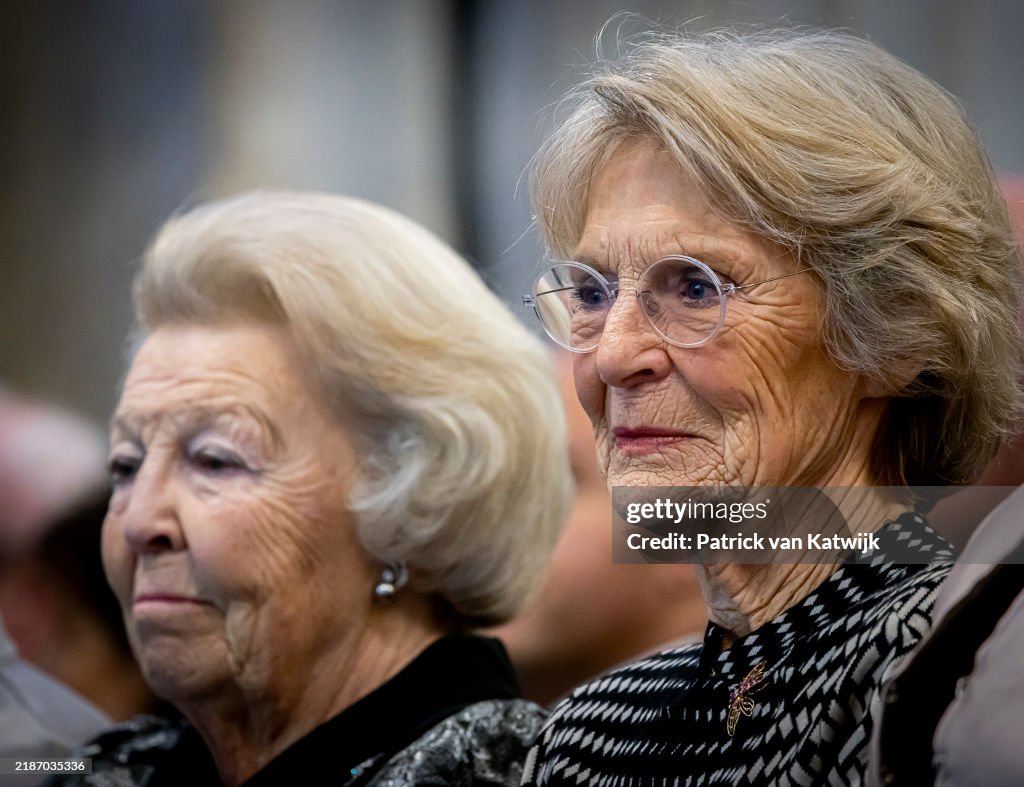 Dutch Royal Family Attends The Erasmus Prize Award Ceremony At Royal Palace Amsterdam