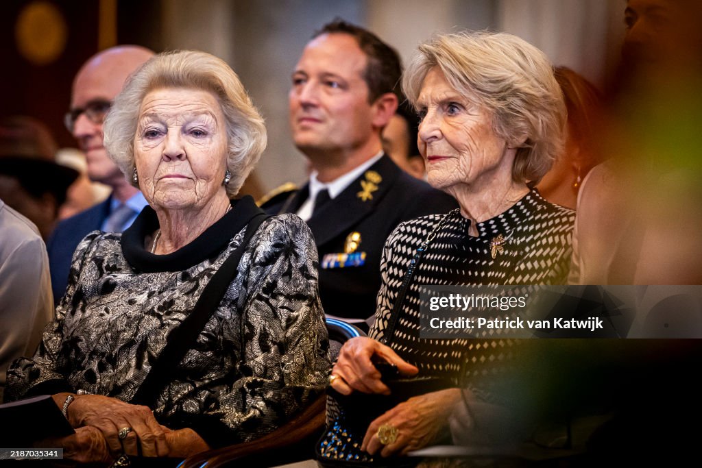 Dutch Royal Family Attends The Erasmus Prize Award Ceremony At Royal Palace Amsterdam