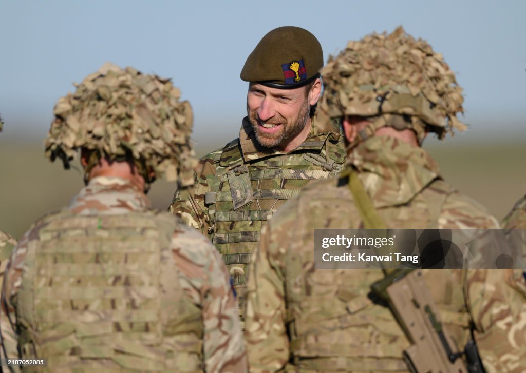 The Prince Of Wales Visits The Welsh Guards