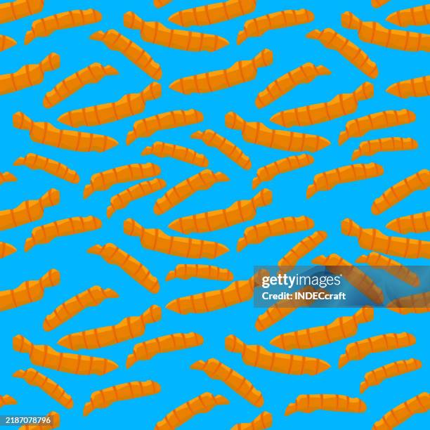 turmeric seamless pattern - tea leaves pattern stock illustrations