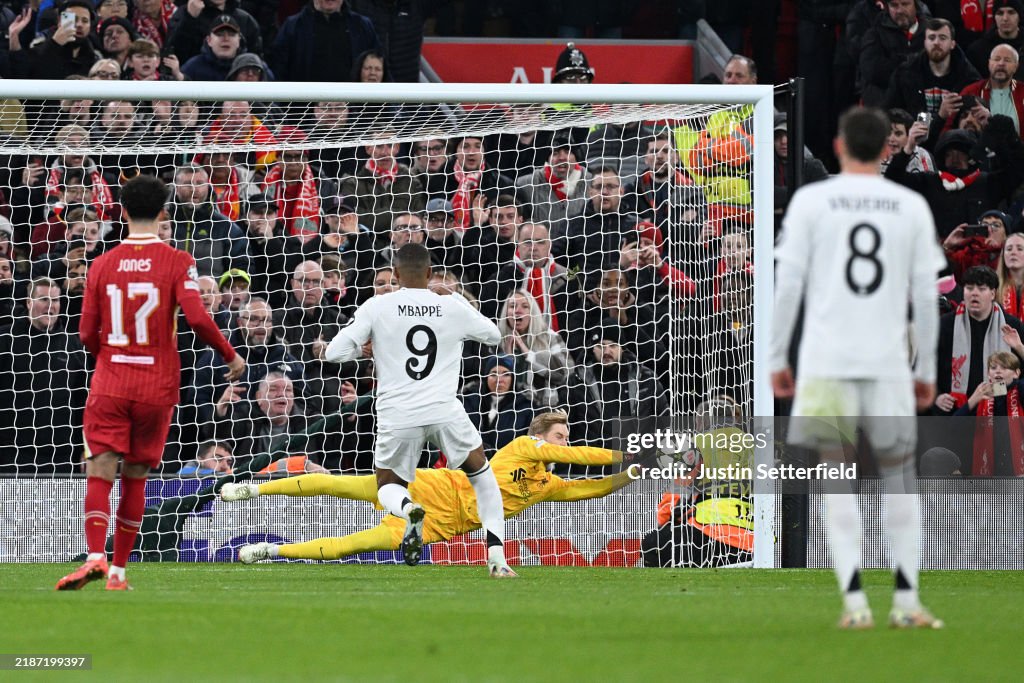 Liverpool FC v Real Madrid C.F. - UEFA Champions League 2024/25 League Phase MD5